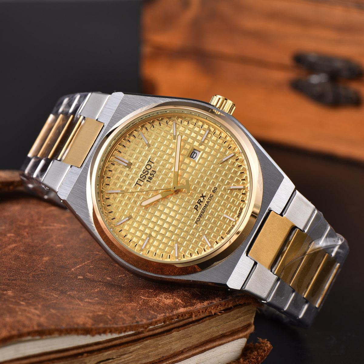 Tissot PRX Powermatic 80 – Two-Tone Gold