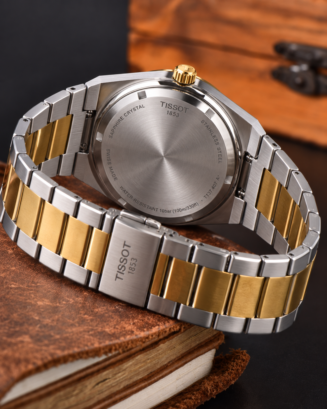 Tissot PRX Powermatic 80 – Silver Gold Black