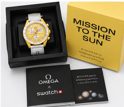 OMEGA x Swatch Bioceramic MoonSwatch – Mission to the Sun — Yellow, photo 5